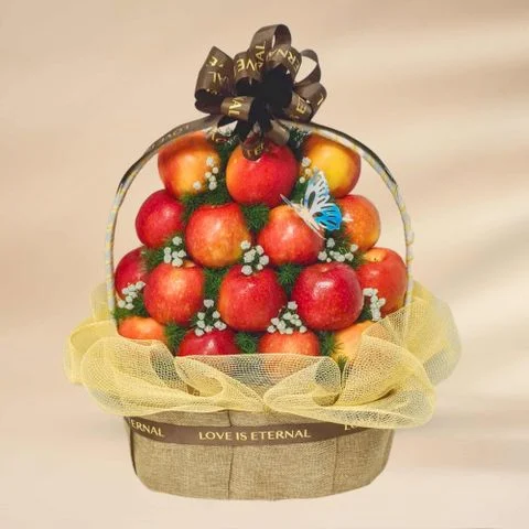 Giỏ Quà Táo Sugar Bee Mỹ Màu Nâu